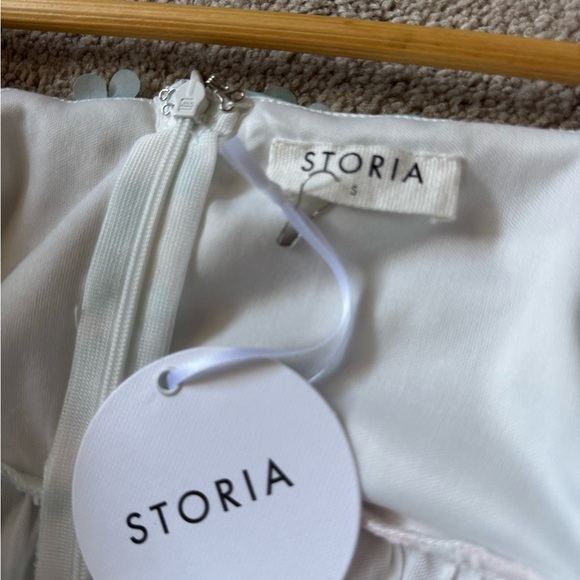 Storia Pink and Blue Floral dress - Picture 8 of 12